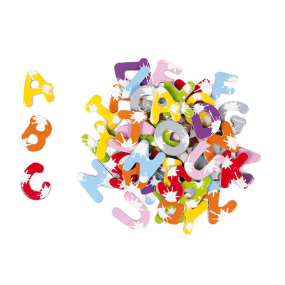 Set of 52 splash magnetic letters, , medium