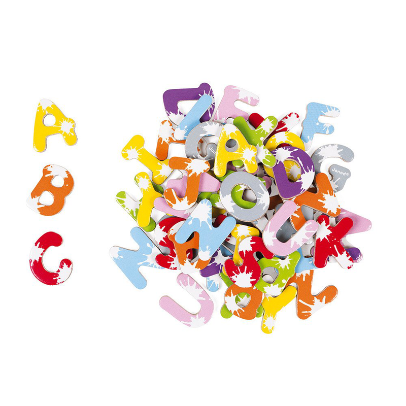 Product image: Set of 52 splash magnetic letters, , medium-null
