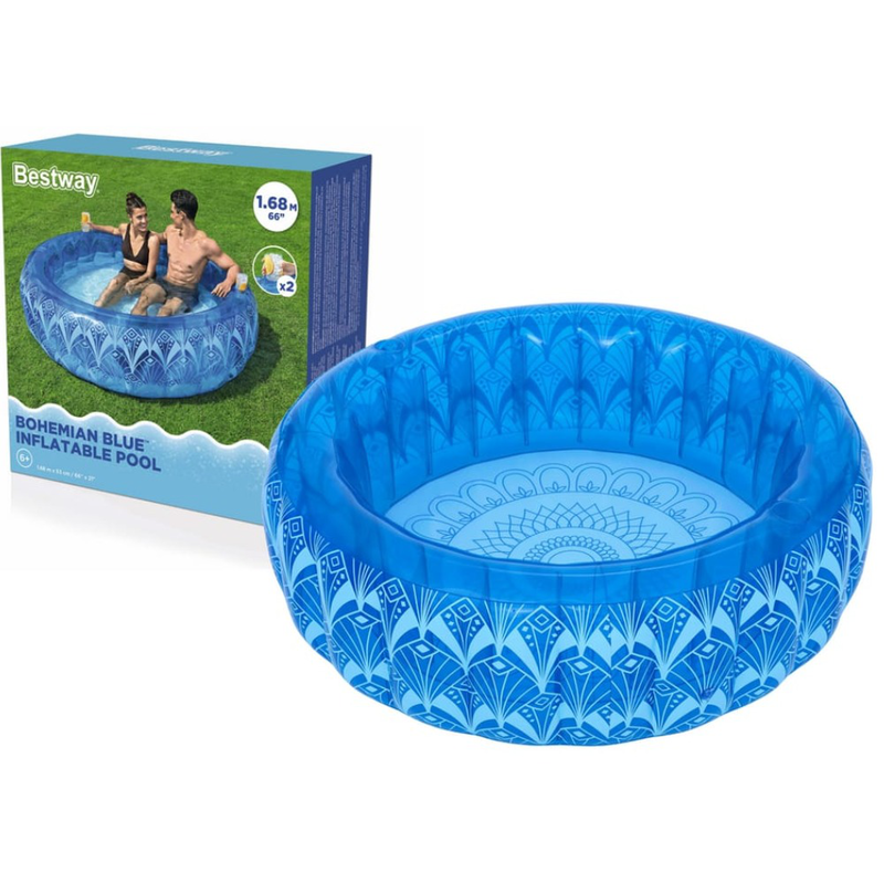 Bestway bohemian blue inflatable pool, , medium-null