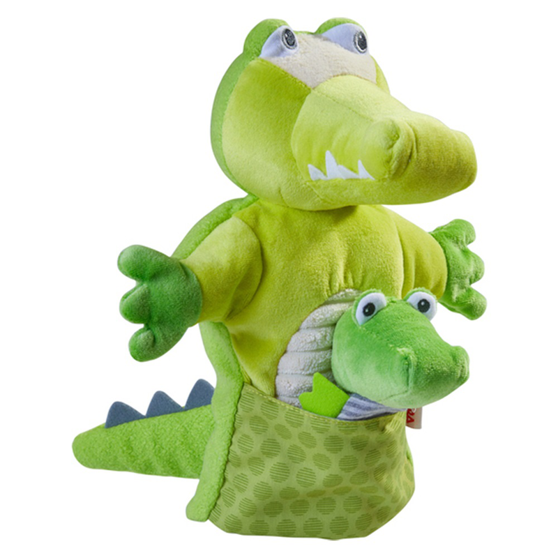 Product image: Haba puppet crocodile with hatchling, , medium-null