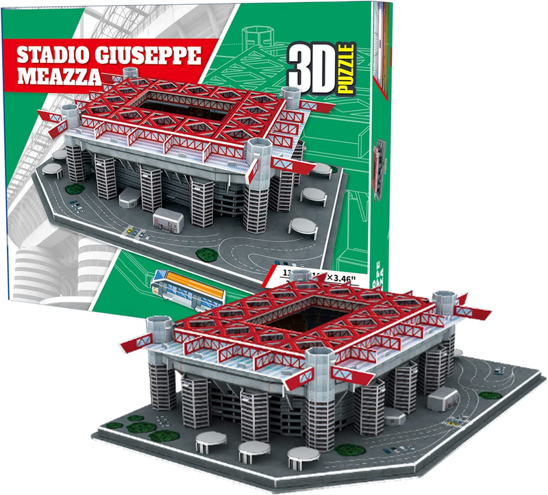 3d puzzle giuseppe meazza stadium - inter milan 113pcs, , medium image number null