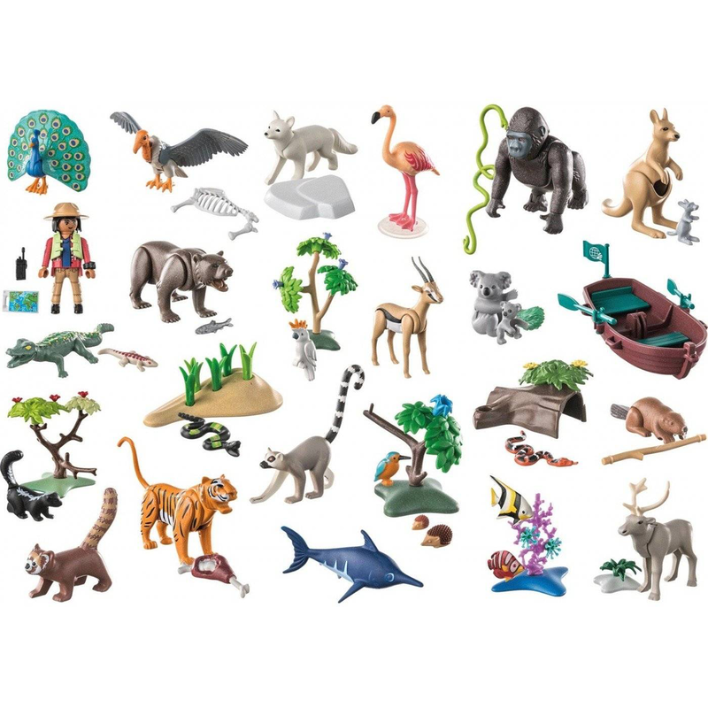 Playmobil 71006 wiltopia - diy christmas calendar exploring animal world, , medium image number null