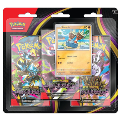 Pokemon mega evolution 05 pitch black - 3-booster blister pok104191, , medium