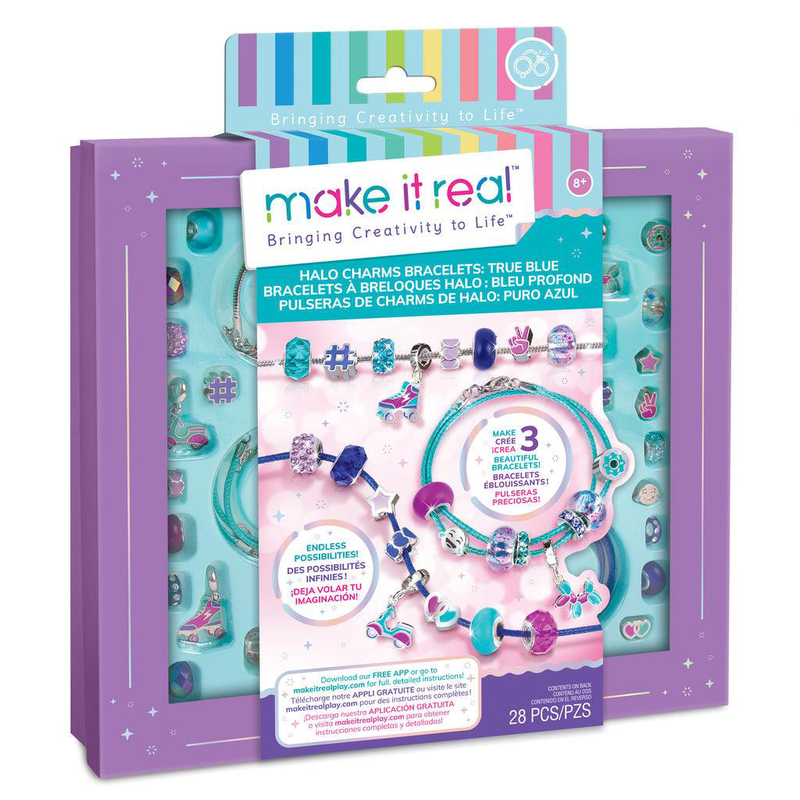 Product image: Make it real halo charms bracelets true blue, , medium-null