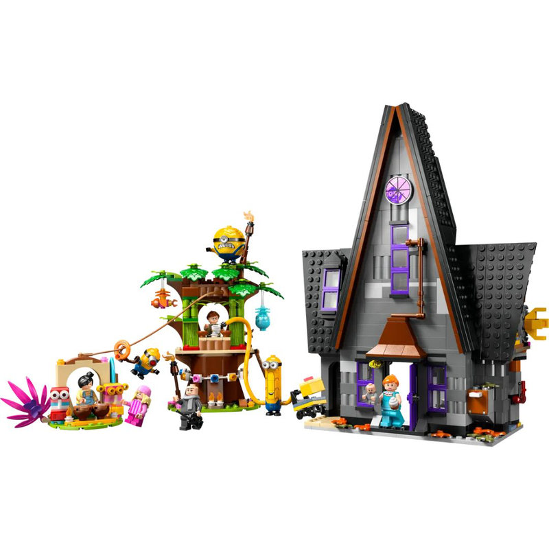 Lego despicable me 4 minions and gru's family mansion 75583 for ages 8+ 868pcs, , medium-null