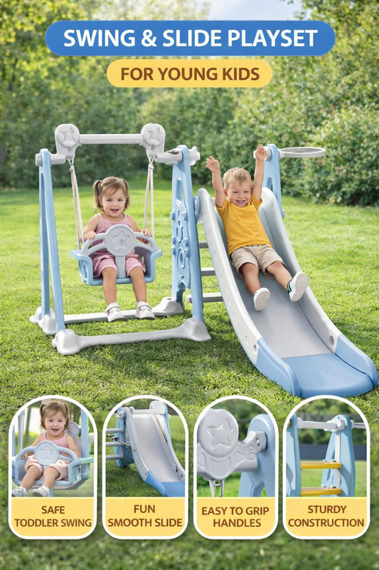 Swing and slide playset, , medium-null