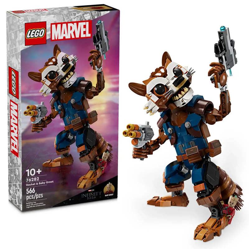 Lego marvel 76282 rocket & baby groot image number null