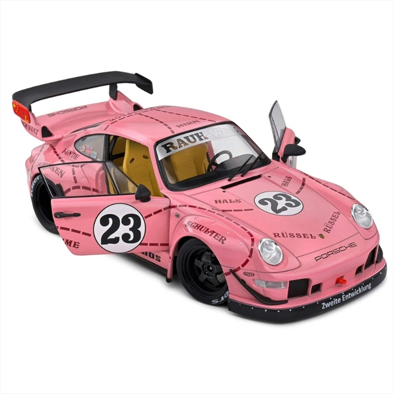 Solido 1/18 2020 porsche 911 993 rwb *pink pig* #23, pink, , medium-null