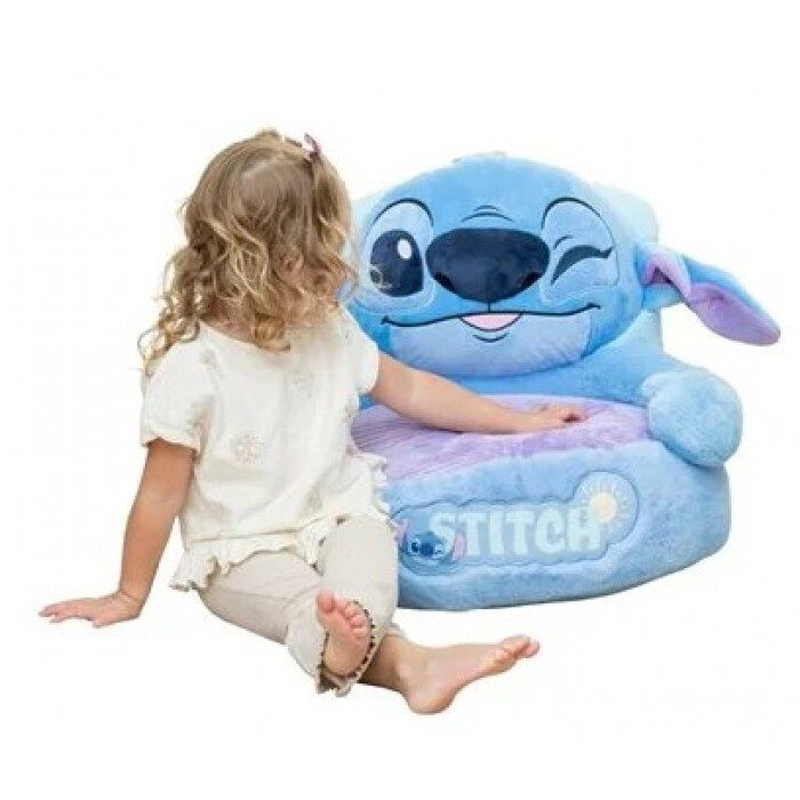 Disney stitch stitch plush armchair, , medium-null