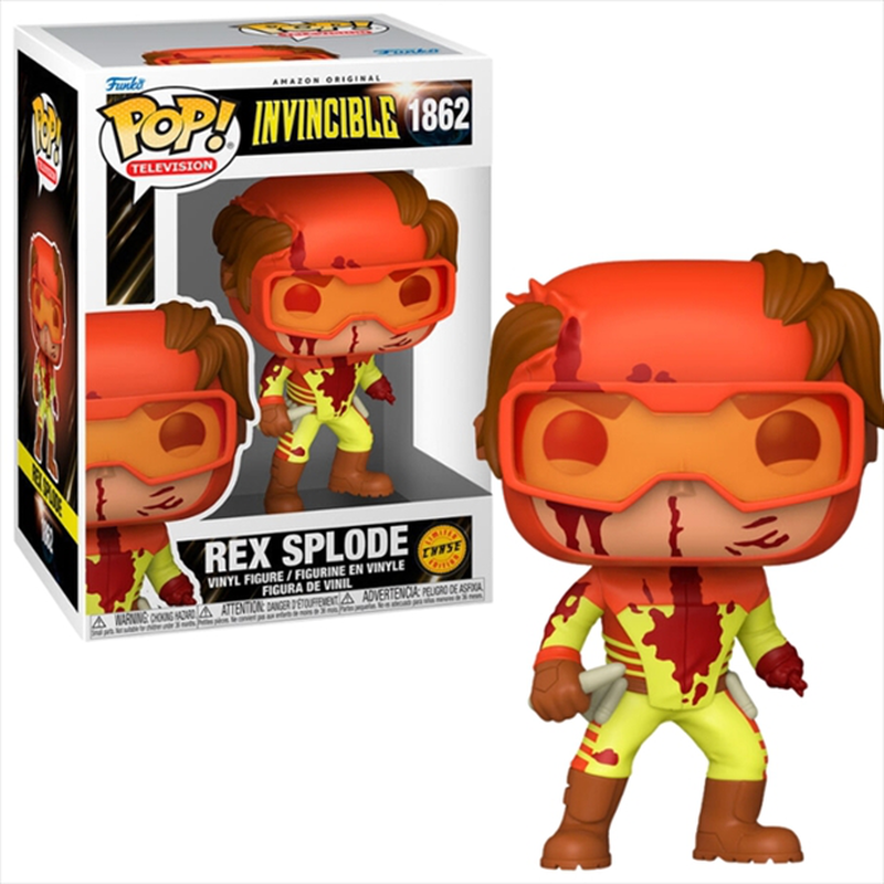 Funko pop! Television: invincible - rex splode* chase #1862 vinyl figure, , medium-null