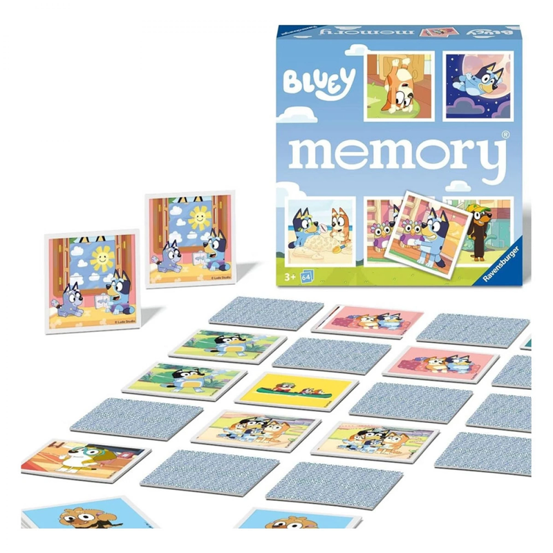 &Epsilon;&pi;&iota;&tau;&rho;&alpha;&pi;έ&zeta;&iota;&omicron; &pi;&alpha;&iota;&chi;&nu;ί&delta;&iota; memory bluey/&mu;&pi;&lambda;&omicron;ύ&iota; &gamma;&iota;&alpha; 1+ &pi;&alpha;ί&kappa;&tau;&epsilon;&sigmaf; 3+ &epsilon;&tau;ώ&nu; (en) 22646 ravensburger, , medium-null