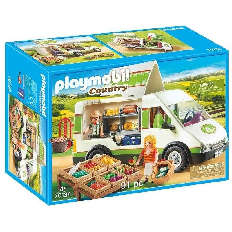 Playmobil 70134 country mobile farm market play set, , medium-null