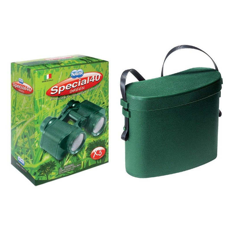 Special 40 green binocular with case, , medium-null