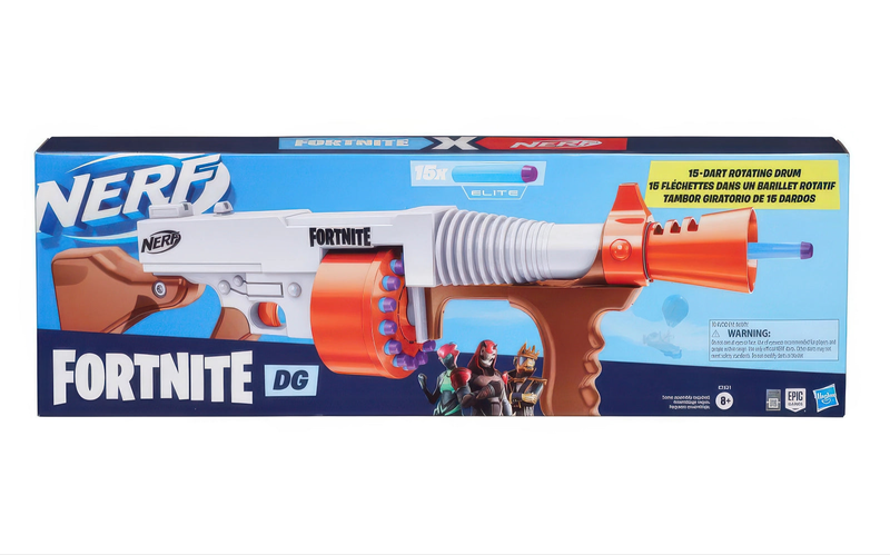 Nerf fortnite dg blaster & 15 darts, , medium-null
