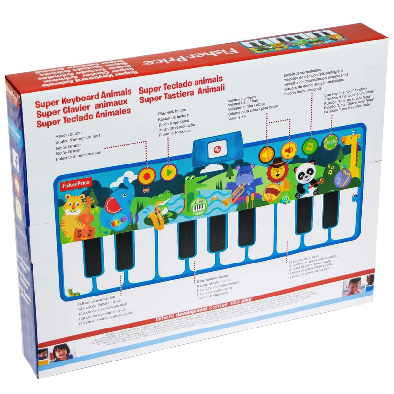 Fisher-price 2734 super keyboard animals, , medium image number null