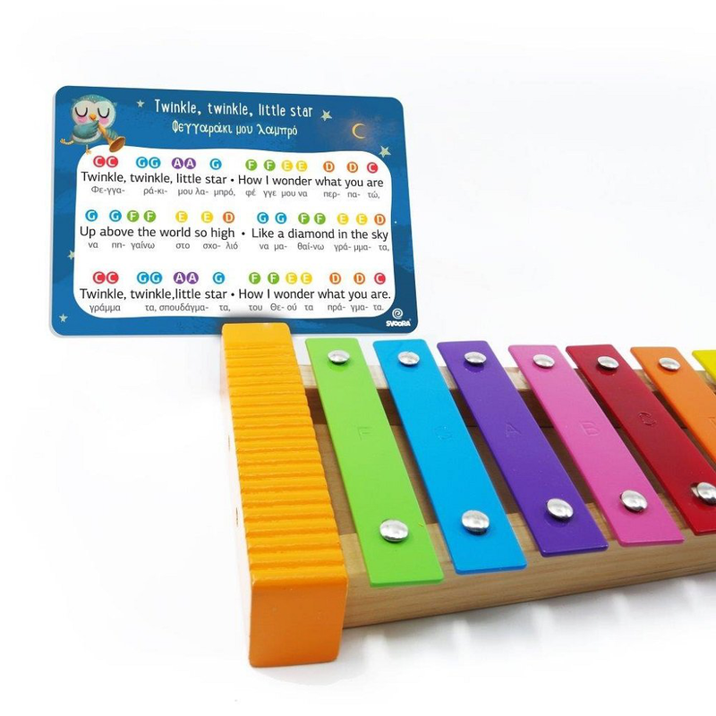 Wooden metalphone 12 keys with, , medium-null