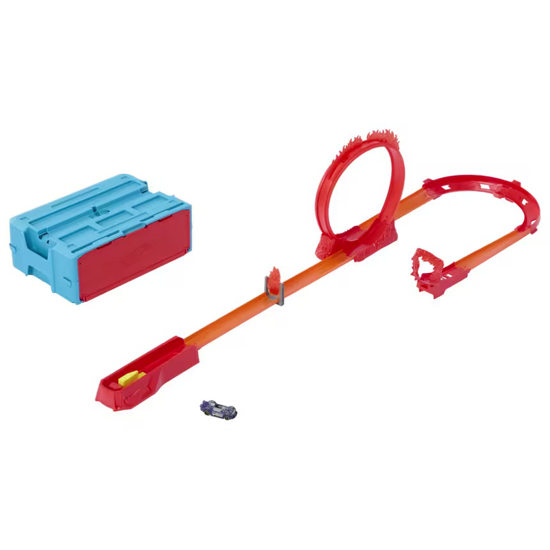Hot wheels track builder flame stunt pack hmc04 4y+, , medium-null