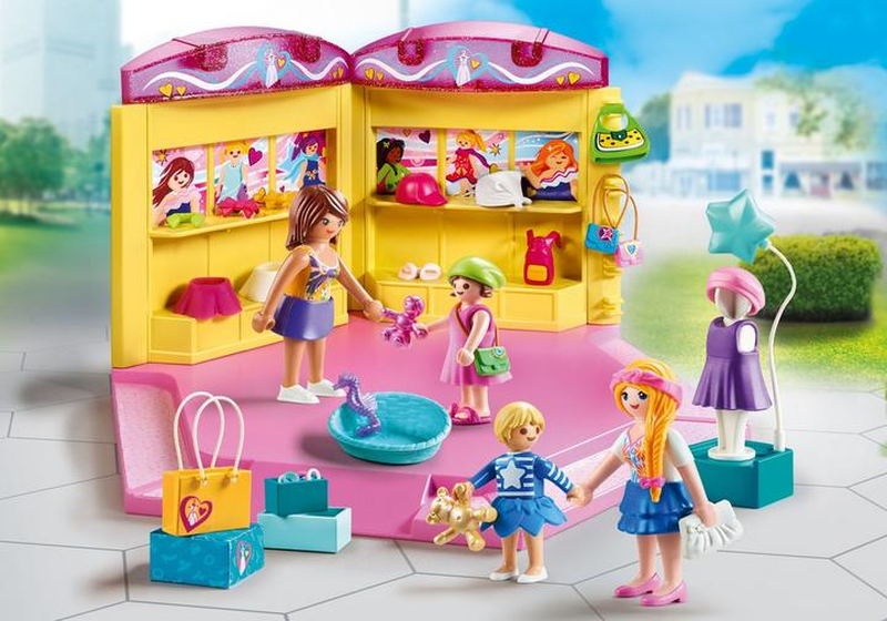 Playmobil 70592 city life childrens fashion store playset, , medium image number null