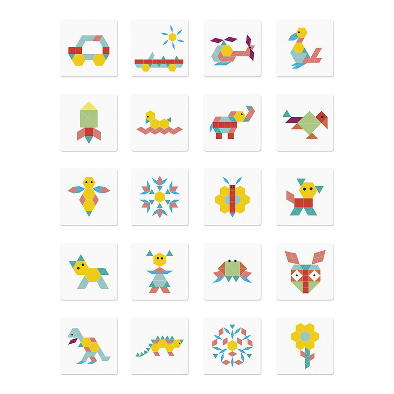 Magnetic geometric puzzle, , medium-null