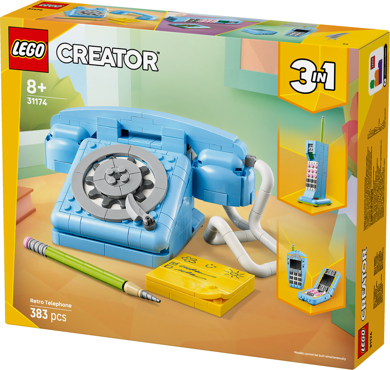 Lego creator retro telephone 31174 &gamma;&iota;&alpha; &eta;&lambda;&iota;&kappa;ί&epsilon;&sigmaf; 8+ 383&tau;&mu;&chi;, , medium-null