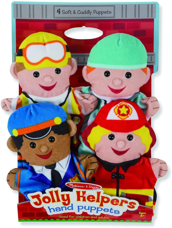Melissa & doug 19086 jolly helpers hand puppets (set of 4), , medium image number null