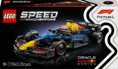 Lego speed champions oracle red bull racing rb20 f1 race car 77243 for ages 18+ 251pcs, , medium