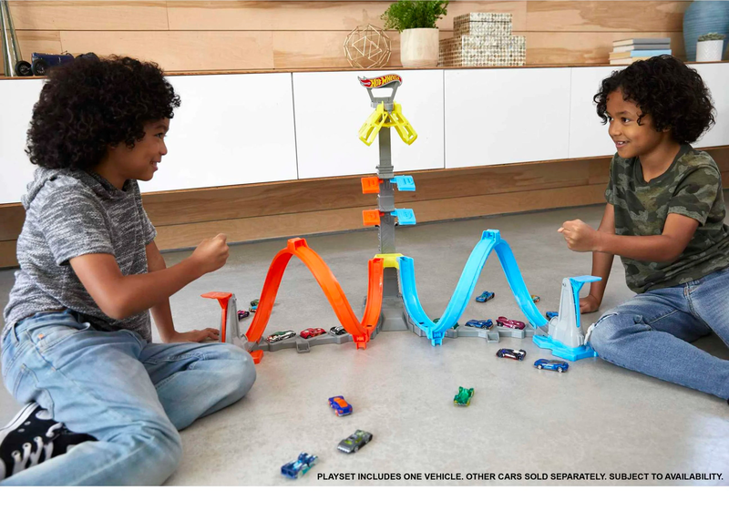 Hot wheels looping action track set, , medium-null