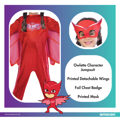 Pj masks owlette costume, , medium