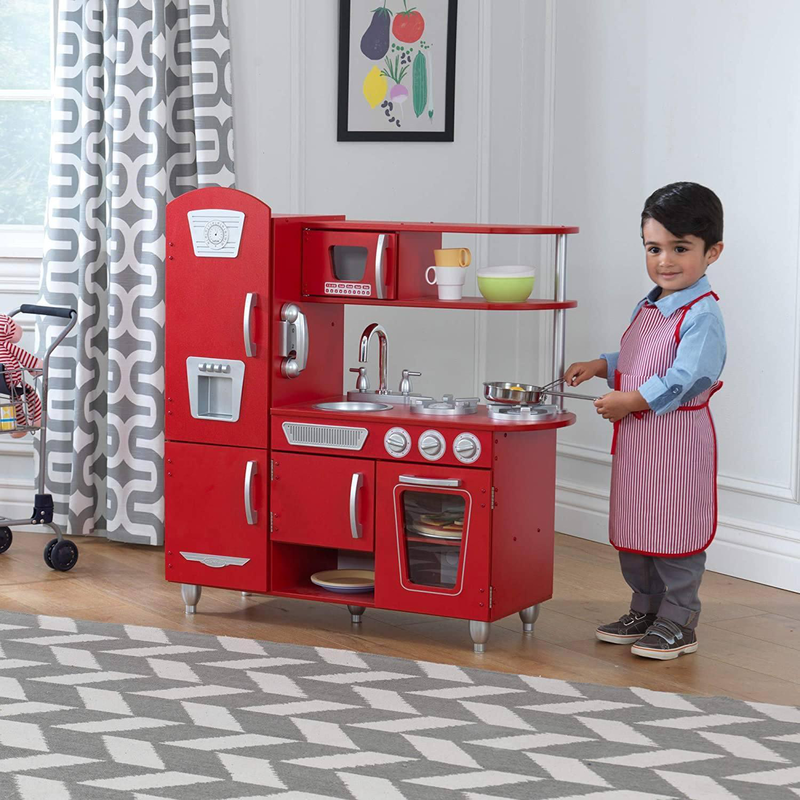 Kidkraft 53173 red vintage wooden kitchen, , medium image number null