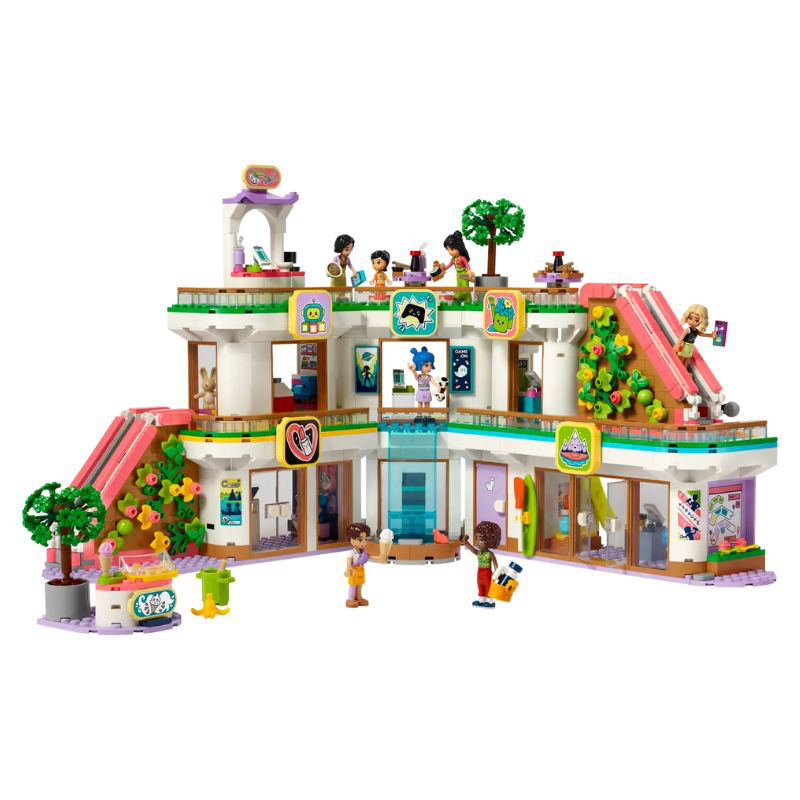 Lego friends heartlake city shopping mall 42604 for ages 8+ 1237pcs, , medium-null