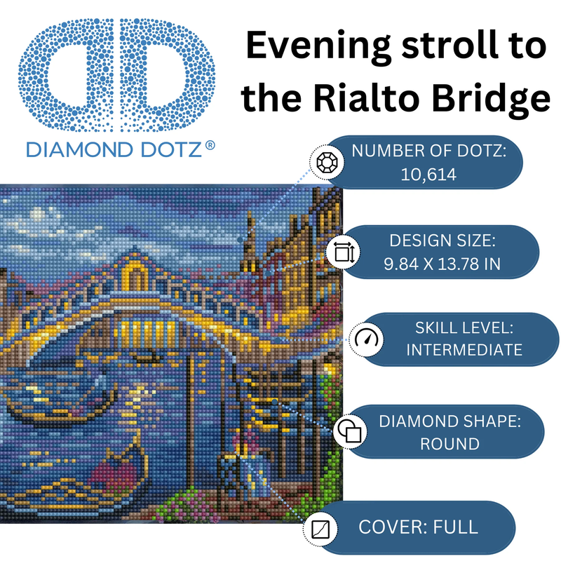 Product image: Diamond dotz evening stroll to the rialto bridgesd4.407, , medium-null