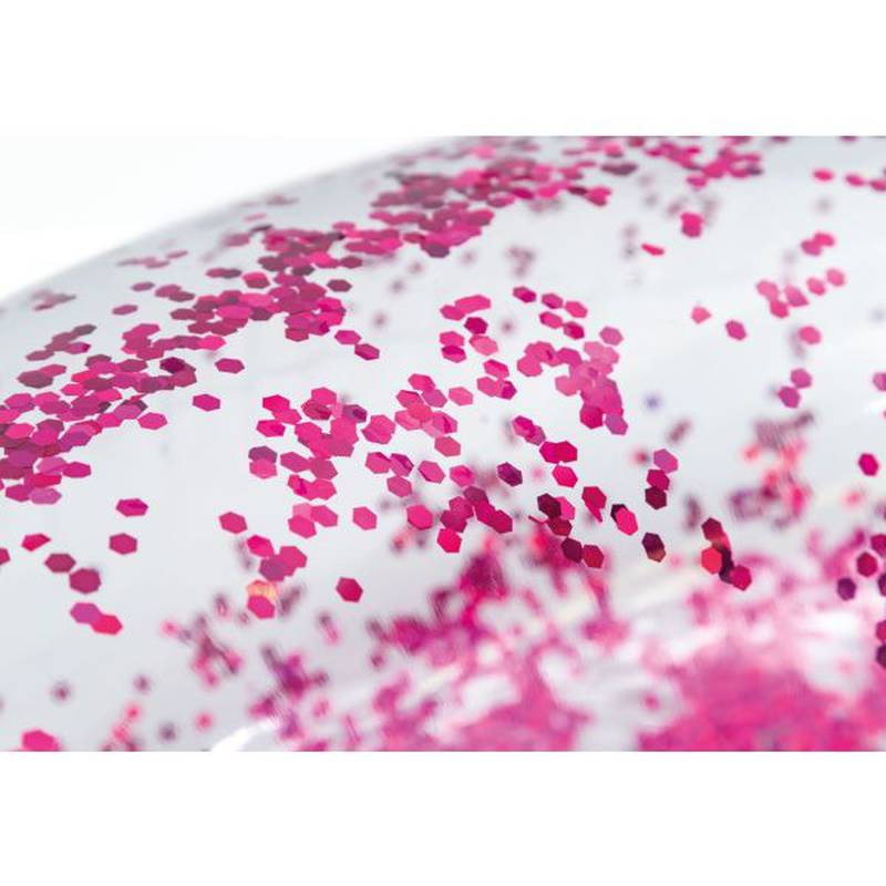 Tube 47'' transp. Glitter image number null