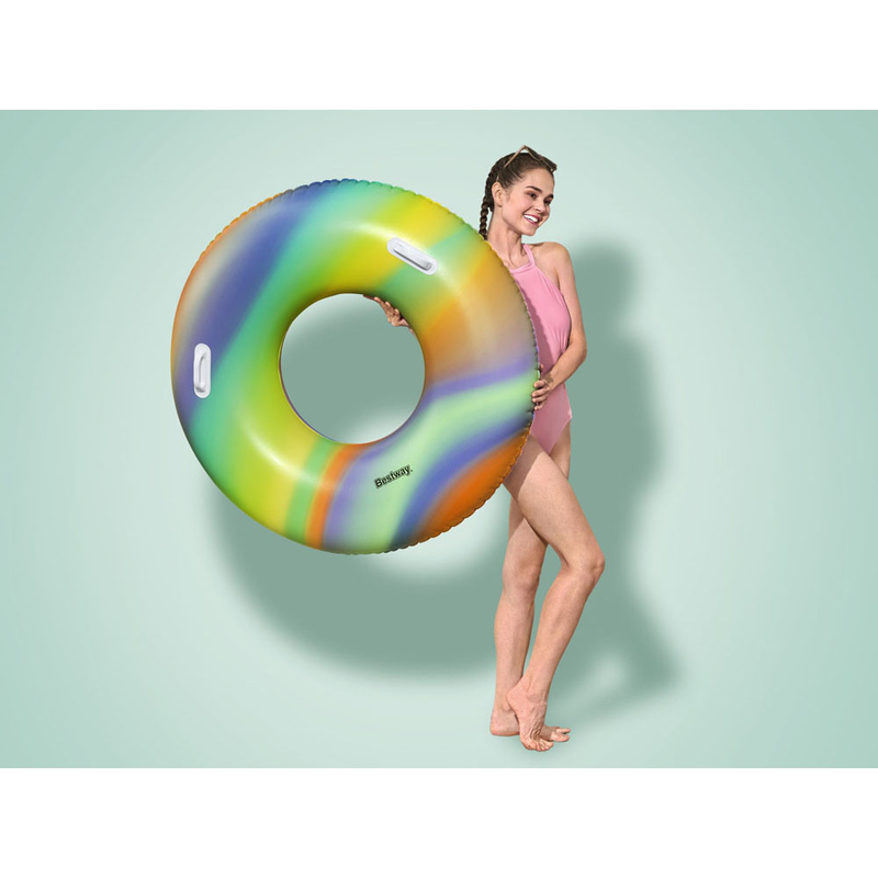 Bestway rainbow swim tube, , medium-null
