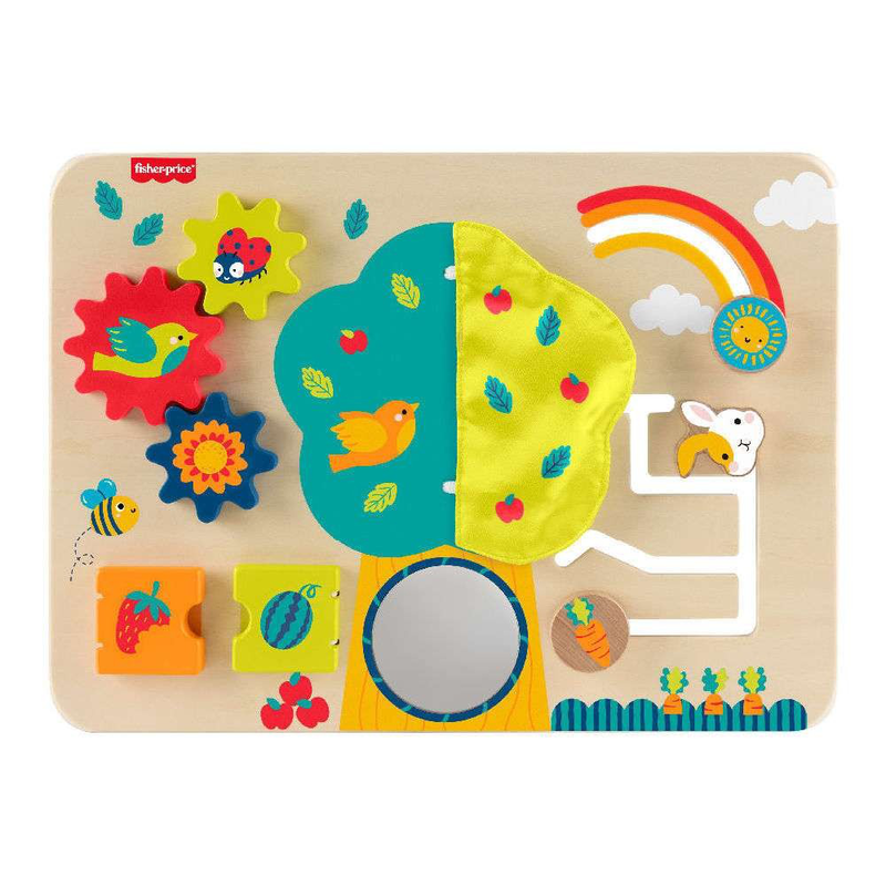 Fisher-price wooden activity station, , medium-null