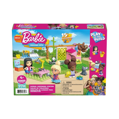 Mega bloks barbie animal grooming station gyh09, , medium