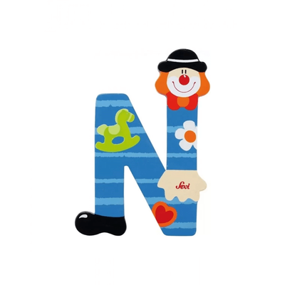 Sevi wood initial n, , medium