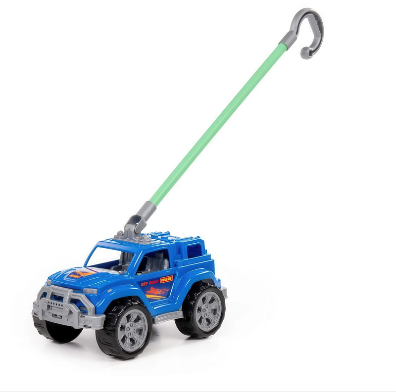 Legionary push along car - blue, , medium-null
