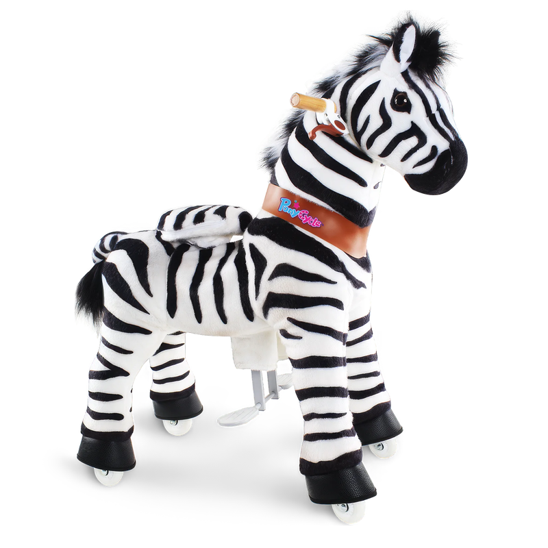 Ponycycle mechanically walking ride-on - zebra - age 3-5 years, , medium-null