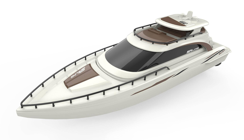 Amewi rising sun cruise yacht 380mm  boat, engine type: electric engine, recommended age (min): 8 yr(s). Battery technology: lithium-ion (li-ion), battery capacity: 800mAh, number of batteries supported: 1. Weight: 452 g, , medium-null