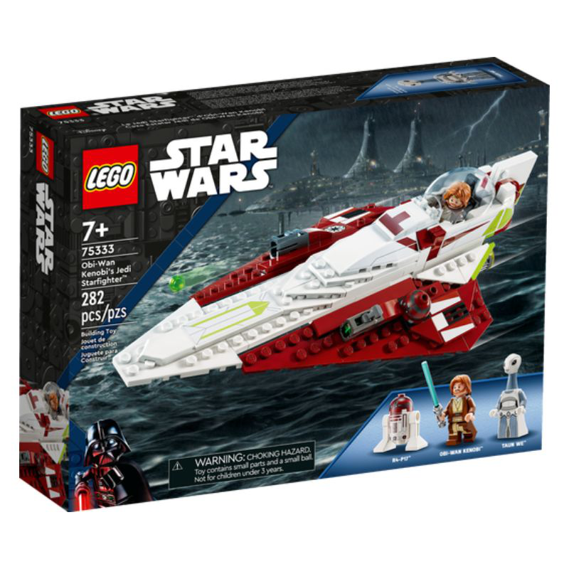 Lego 75333 star wars - obi-wan kenobi&rsquo;s jedi starfighter&trade;, , medium-null