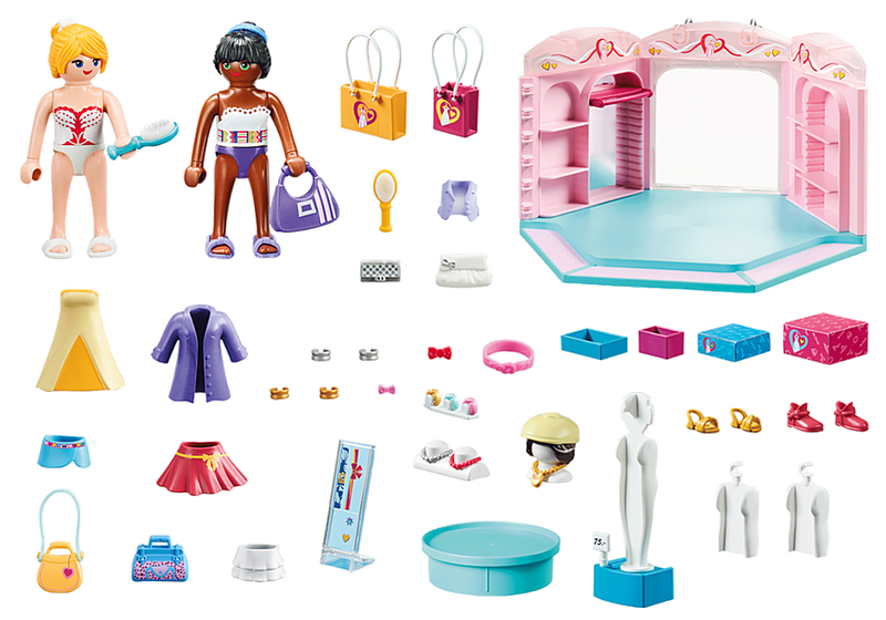 Playmobil 70591 city life fashion store playset with figures, , medium-null
