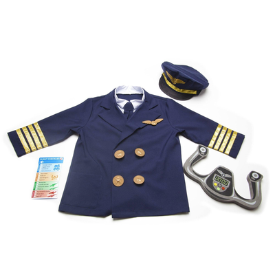 Melissa & doug 18500 pilot role play costume set