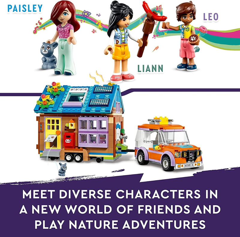 Lego friends mobile tiny house 41735 for ages 7+, , medium-null