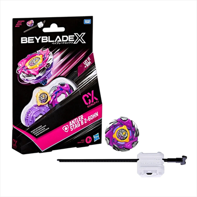 Beyblade x : antler stag b 2-60hn cx starter pack hasbro, , medium