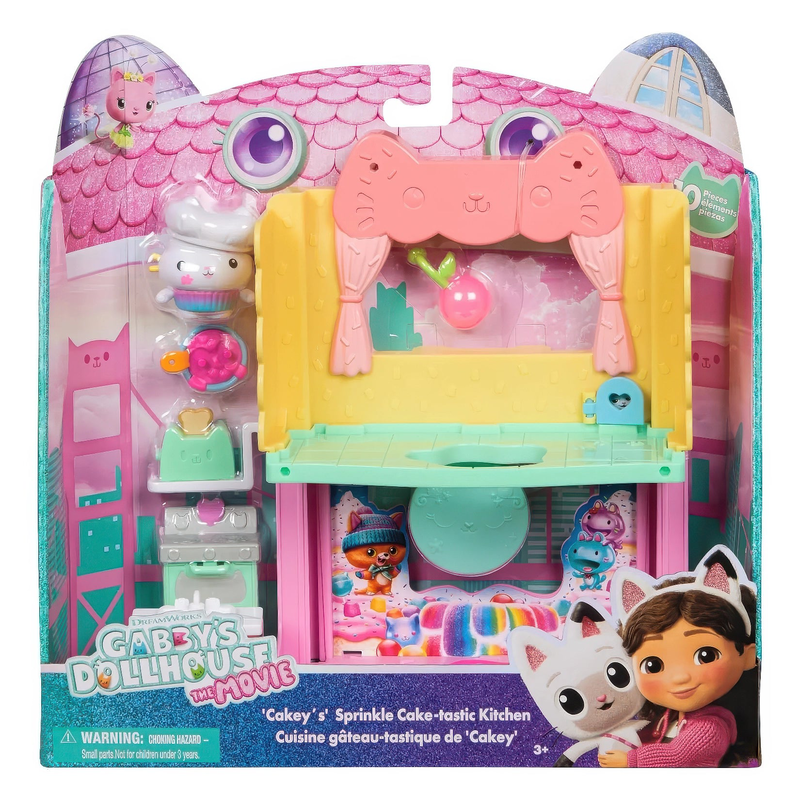 Gabby's dollhouse the movie cakey's sprinkle cake-tastic kitchen, , medium-null