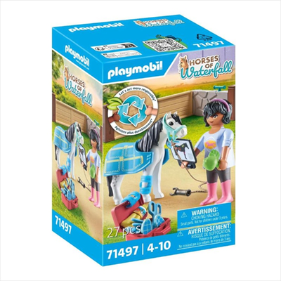 Playmobil 71497 horses of waterfall - horse therapist, , medium