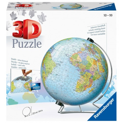 Ravensburger puzzle 3d globus 540 pcs, , medium