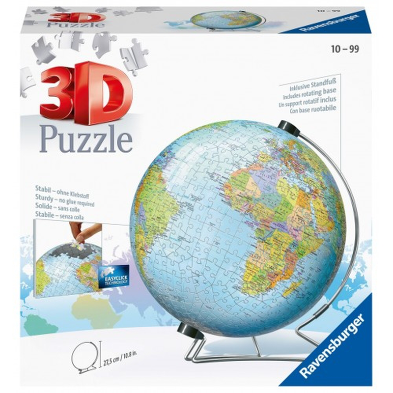 Ravensburger puzzle 3d globus 540 pcs, , medium-null