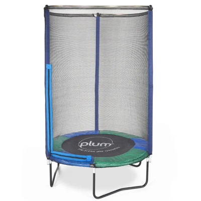 Plum trampoline with net junior - blue/green 106201c82, , medium