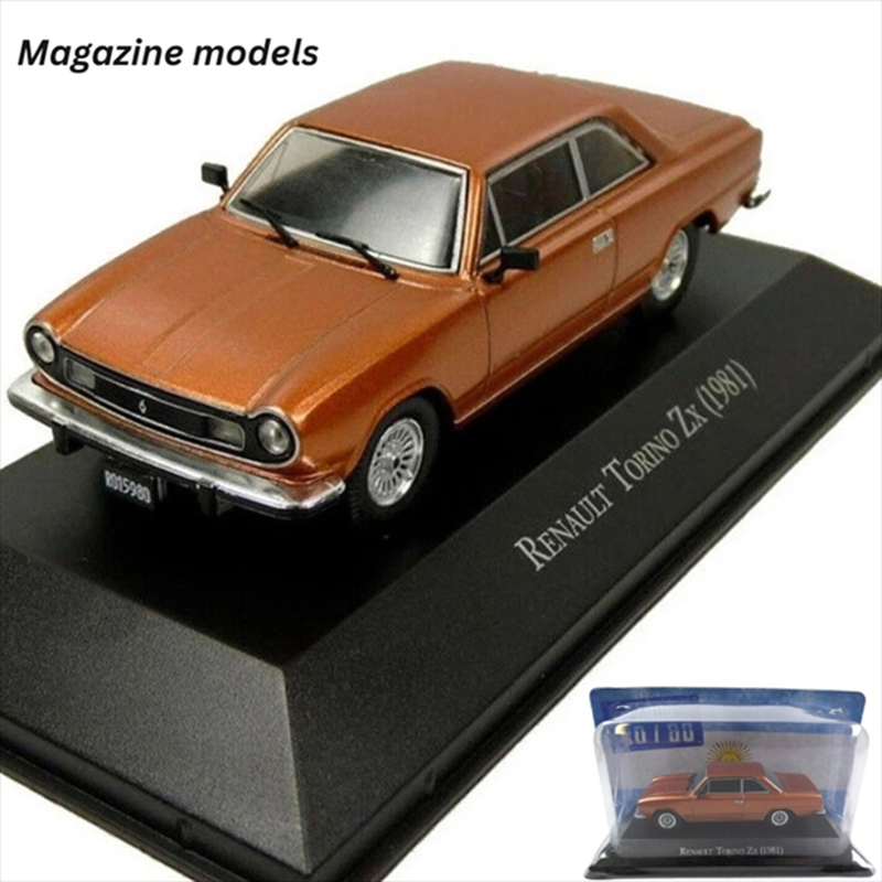 Magazine models 1/43 1981 renault torino zx, brown, , medium-null